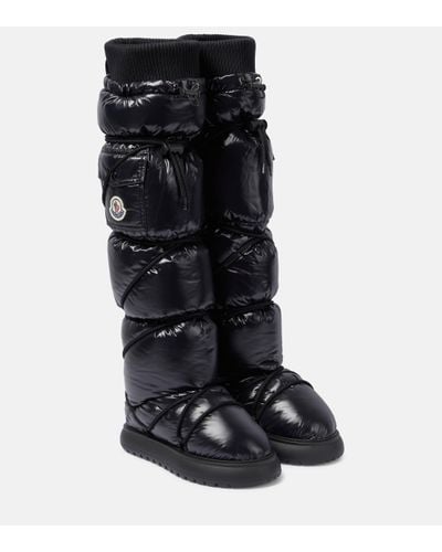 Moncler Gaia Pocket High Snow Boots - Black