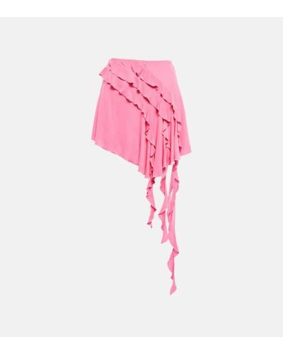 Blumarine Minirock aus Jersey - Pink
