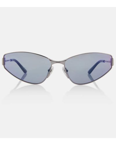 Balenciaga Cat-Eye-Sonnenbrille Mercury - Blau