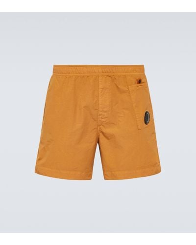 C.P. Company Cargo Swim Shorts - Orange