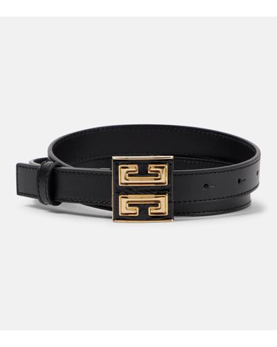 Givenchy 4g Leather Belt - Black