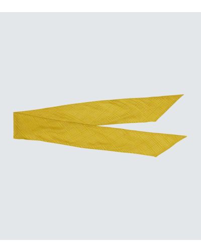 Saint Laurent Tuch aus einem Seidengemisch - Gelb
