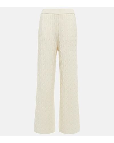 Polo Ralph Lauren Pantaloni sportivi in lana e cashmere - Neutro
