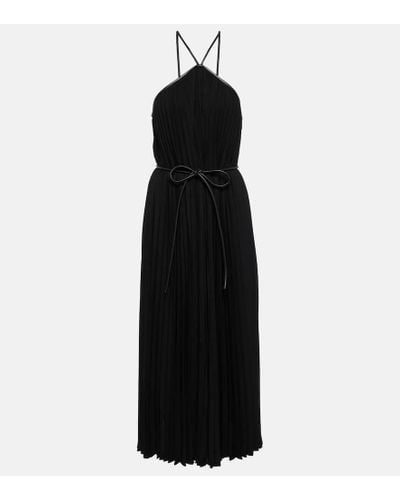 Proenza Schouler White Label Celeste Pleated Dress - Black
