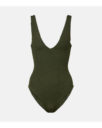 Hunza G Sadie Swimsuit - Green