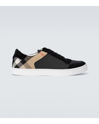 Burberry Sneakers mit House-Check - Schwarz