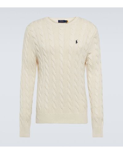 Polo Ralph Lauren Cotton Cable Knitted Jumper - Multicolour