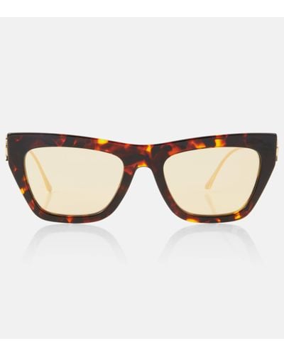 Etro Bold Pegaso Rectangular Sunglasses - Brown