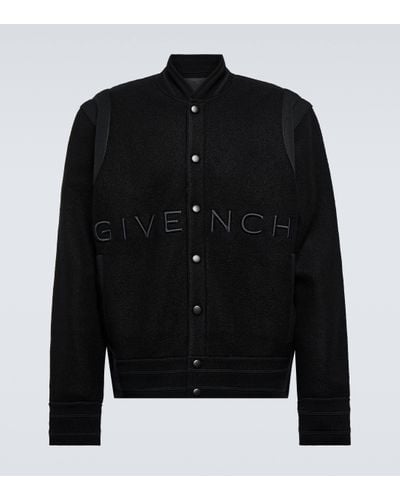 Givenchy Veste teddy en laine - Noir