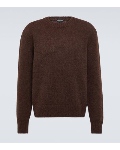 Tom Ford Alpaca-blend Jumper - Brown