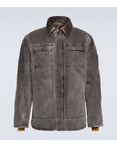 NOTSONORMAL Grind Cotton Canvas Jacket - Grey