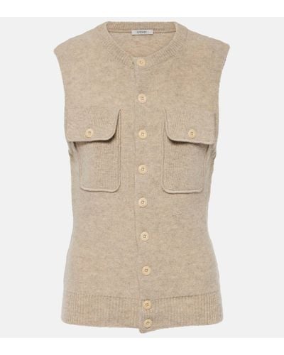 Lemaire Wool Jumper Vest - Natural