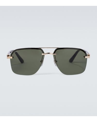 Cartier Gafas de sol de aviador - Verde