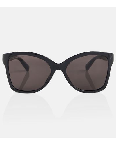 Balenciaga Square Sunglasses - Brown