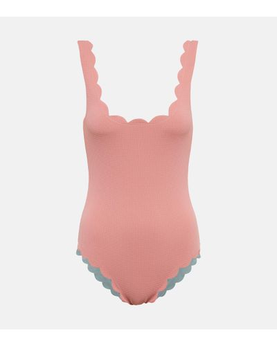 Marysia Swim Palm Spring Printed Swimsuit - Pink
