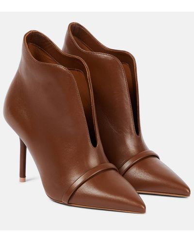 Malone Souliers Bottines Cora en cuir - Marron