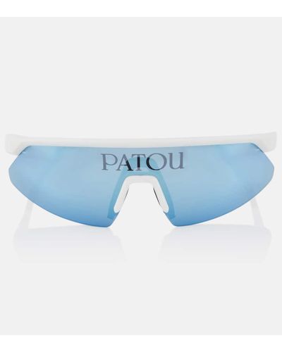 Patou X Bolle - Occhiali da sole a mascherina - Blu