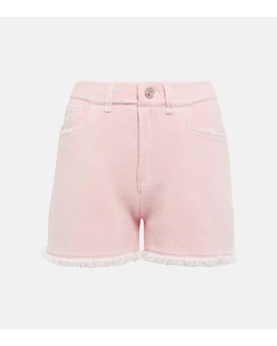 Barrie Shorts aus Kaschmir und Baumwolle - Pink