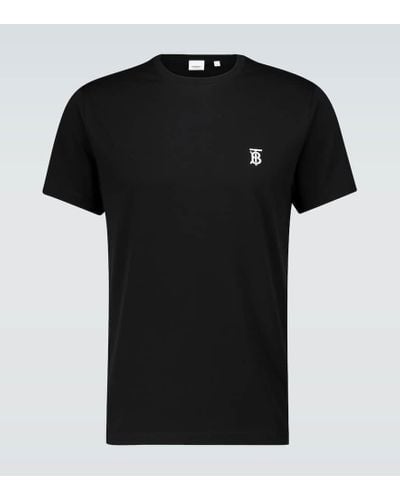 Burberry Camiseta Parker de algodon - Negro