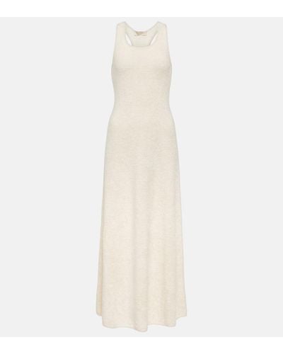 Loro Piana Silk Maxi Dress - White