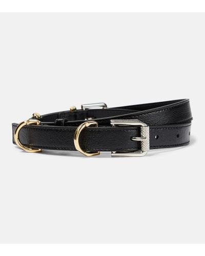 Givenchy Cinturon Voyou de piel - Negro