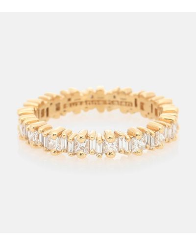 Suzanne Kalan Fireworks 18kt Gold Ring With Diamonds - Metallic