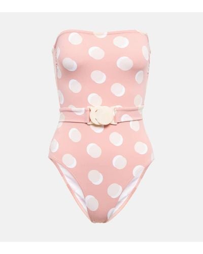 Eres Nuit Lune Bandeau Swimsuit - Pink