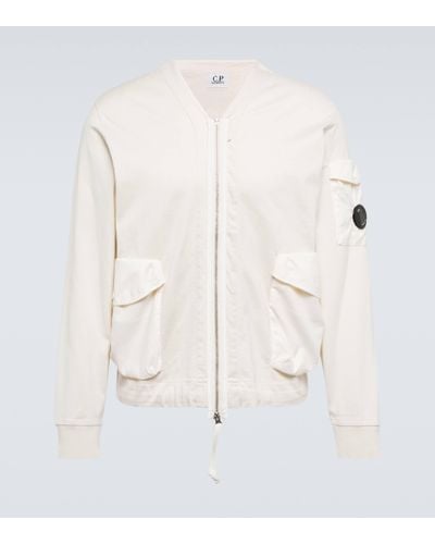 C.P. Company Cotton Jersey Jacket - White