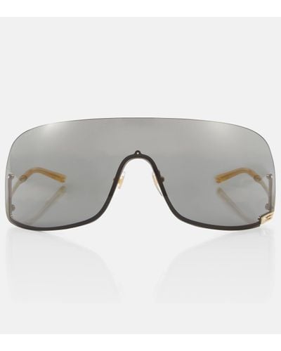 Gucci Shield Sunglasses - Grey