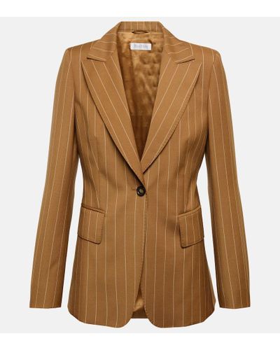 Max Mara Blazer Galosce aus Wolle - Braun