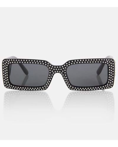 Dolce & Gabbana Eckige Sonnenbrille - Schwarz