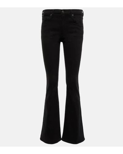 Citizens of Humanity Emannuelle Low-rise Bootcut Jeans - Black