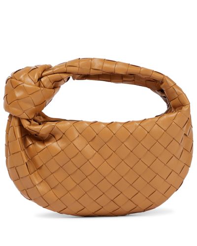 Bottega Veneta Tote Jodie Mini de piel - Marrón