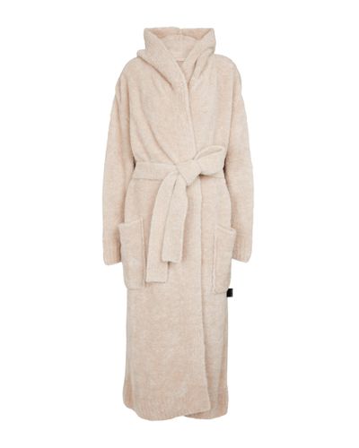 Palm Angels Wool-blend Boucle Robe - Natural