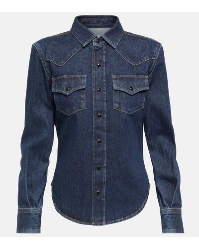 Saint Laurent Camicia di jeans - Blu