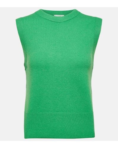 Vince Wool-blend Sweater Vest - Green