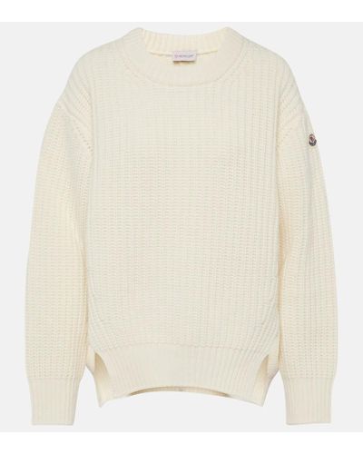 Moncler Pullover aus Wolle - Weiß