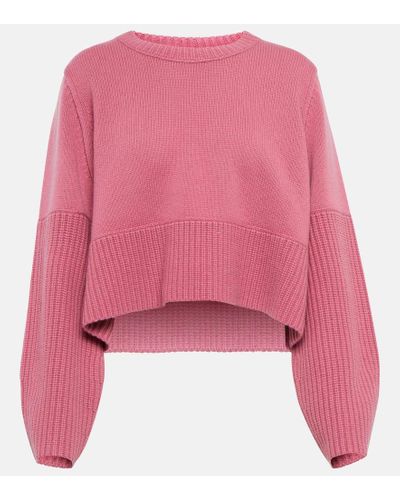 Dorothee Schumacher Cardigan Modern Statements in lana e cashmere - Rosa