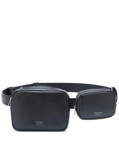 Acne Studios Leather Belt Bag - Black