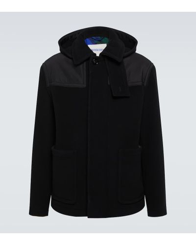 Burberry Cabanjacke aus Wolle - Schwarz