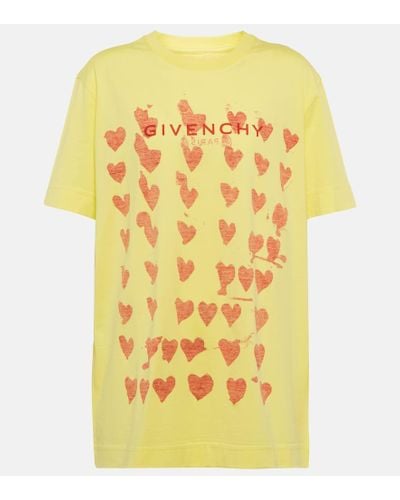 Givenchy Camiseta de algodon estampada - Multicolor