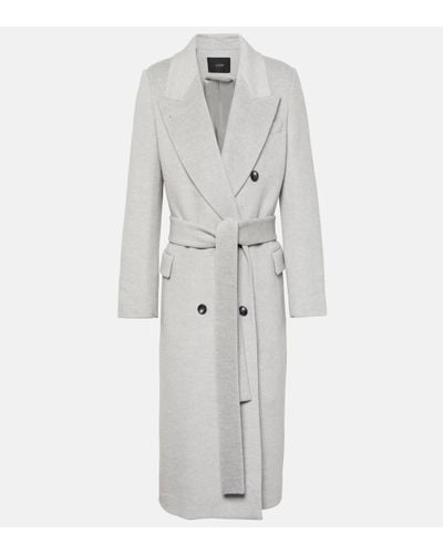JOSEPH Clichy Wool-blend Coat - Grey