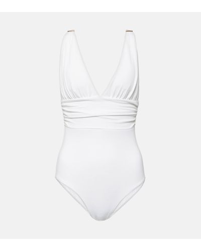 Melissa Odabash Panarea Swimsuit - White