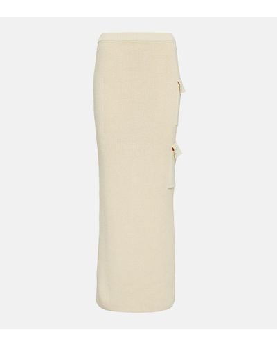 AYA MUSE Zerene Belted Maxi Skirt - Natural