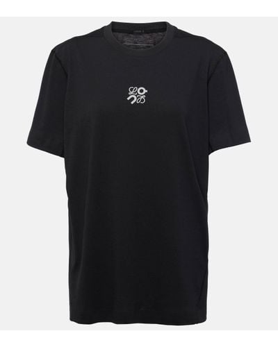 Loewe X On – T-shirt a logo - Noir