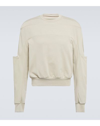 Rick Owens Sweat-shirt en coton - Blanc