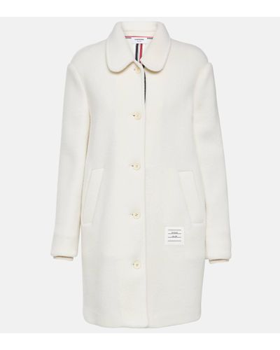 Thom Browne Wool Coat - White