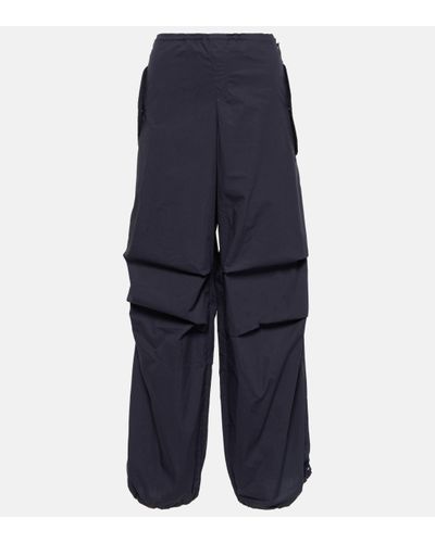AG Jeans Cotton Cargo Trousers - Blue