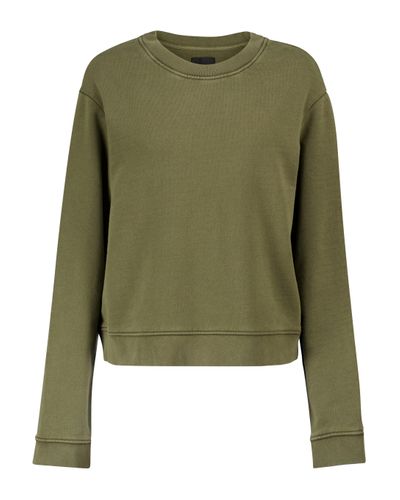 RTA Emilia Cotton Jersey Sweatshirt - Green