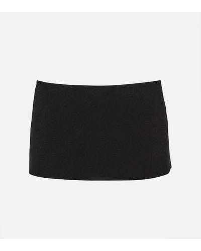 Monot Mini-jupe a taille basse - Noir